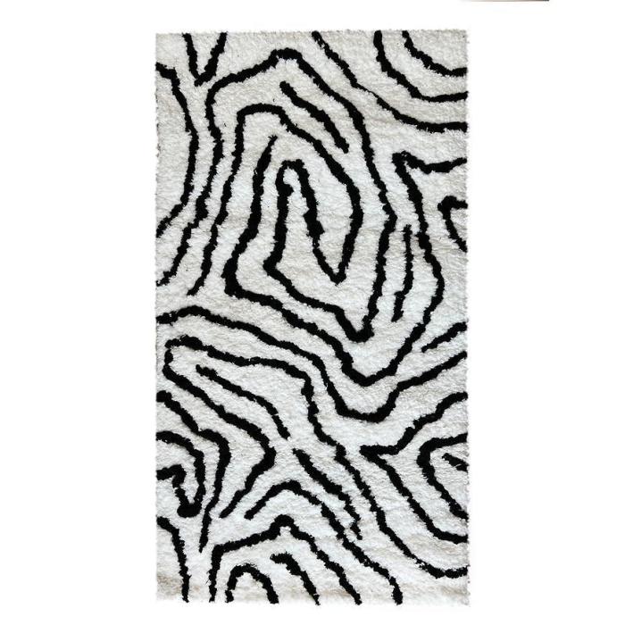 Dywan Shaggy Sonic 0.8/1.5 Psr-13557 white/black