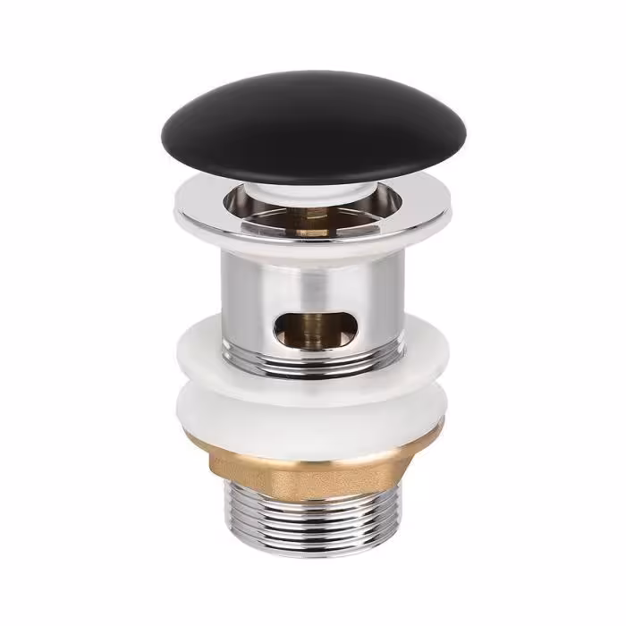 Korek Click-Clack SC-B1-CZP czarny mat bez przelewu