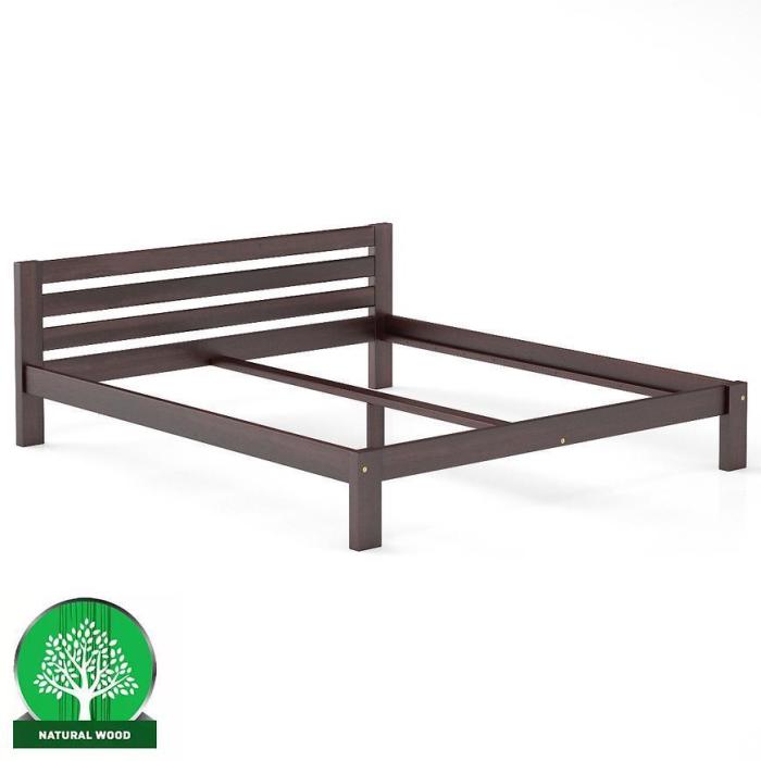 Łóżko Sosna LK105–180x200 orzech