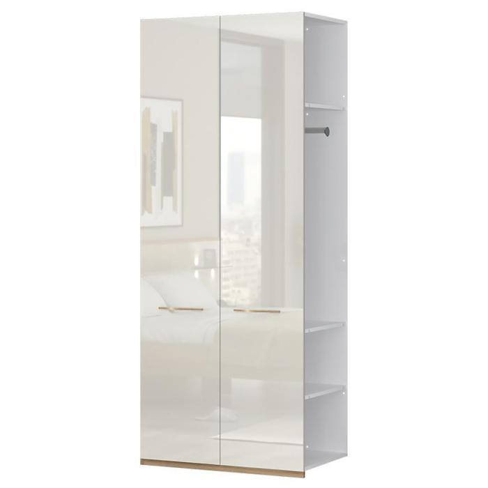 Szafa 2d Gala dp2/gl pacific walnut/beige