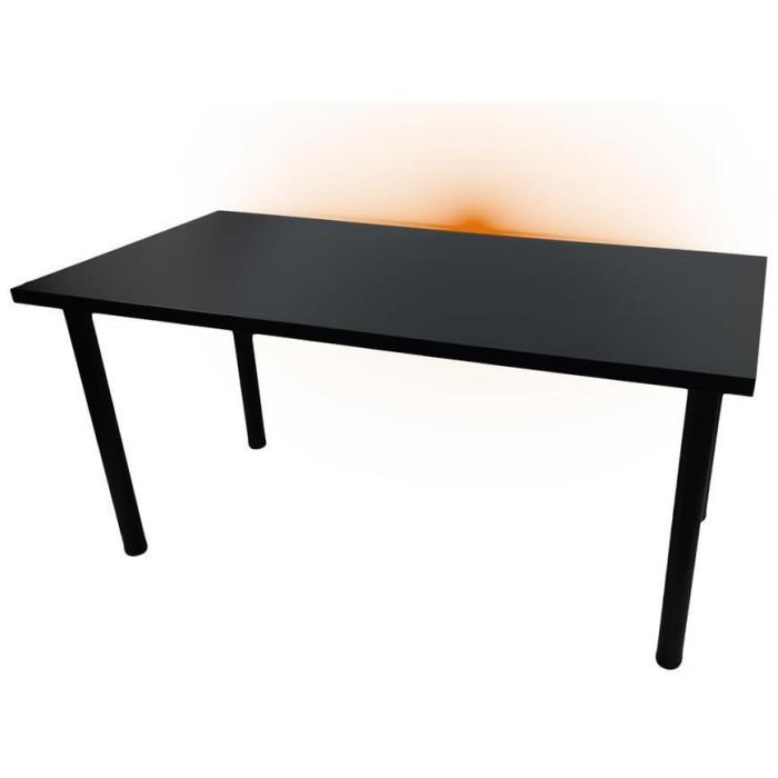 Biurko Gamingowe 136x66x28 Model 1 Czarny Top