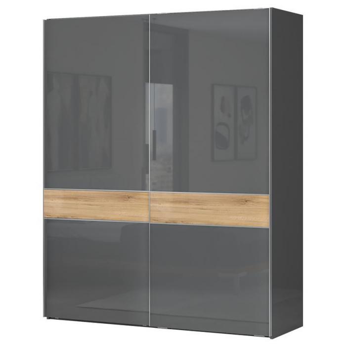 Szafa 2d Onyx pk181/on pacific walnut/anthracit