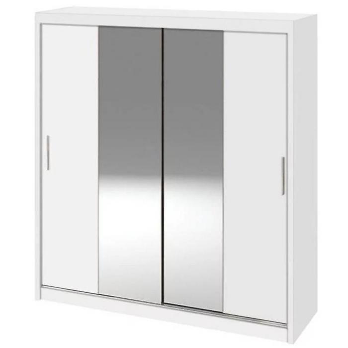 Szafa Ola Biały/Lustro 200 cm