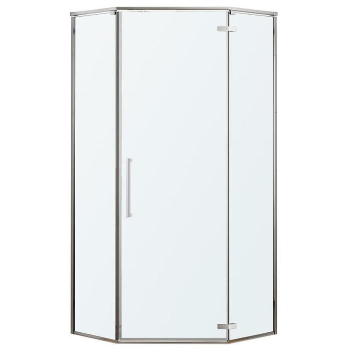 Kabina prysznicowa pięciokątna Lambda 90x90x195 chrom