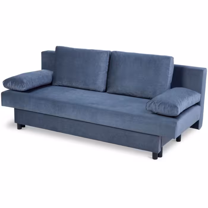 Sofa Sally popielata, rozkładana