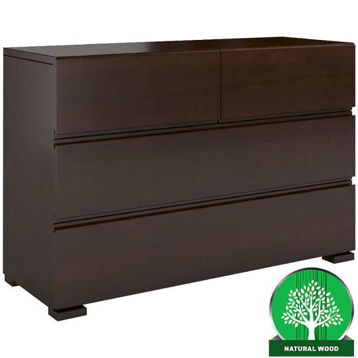 Komoda Drewniana Sosnowa 4s Skandica Vestre Palisander