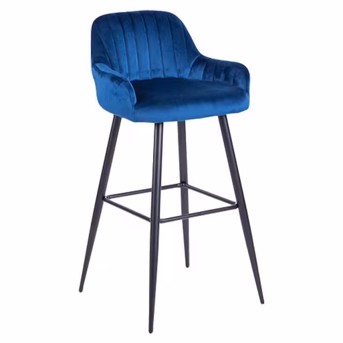 Stołek 2-170ap Blue Velvet
