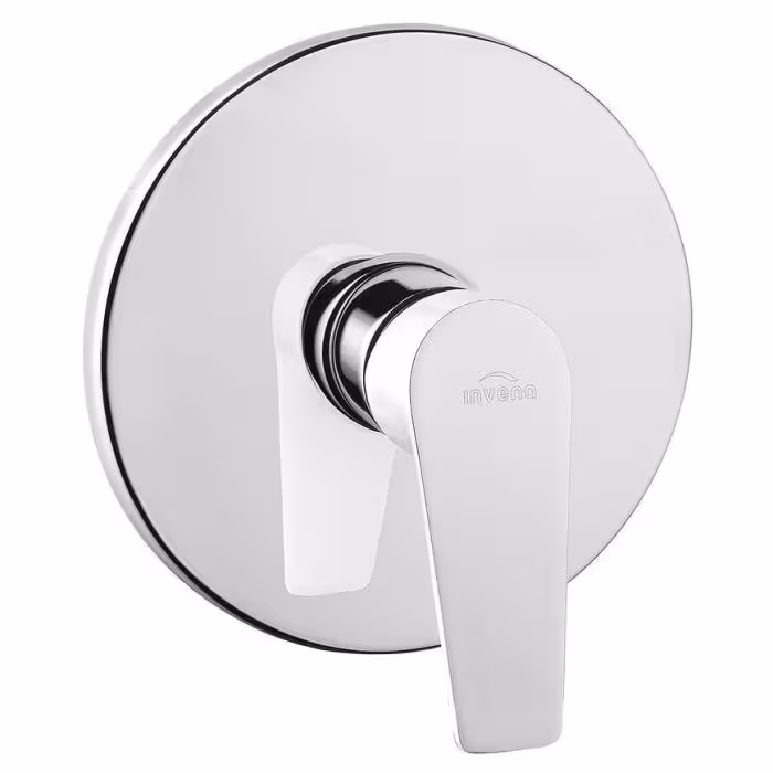 Bateria natryskowa podtynkowa Dokos BP-19-BO1 1F biały/chrom okrągła