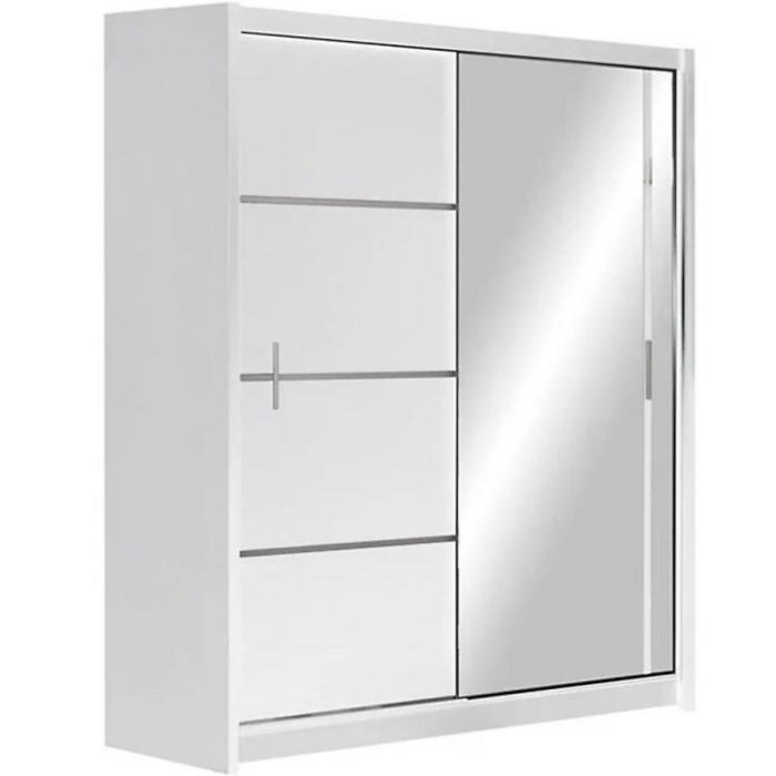 SZAFA VISTA 150 BIAŁY/LUSTRO