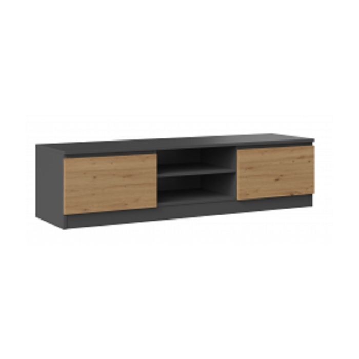 Szafka RTV Tula Maxi (antracyt/dąb artisan)