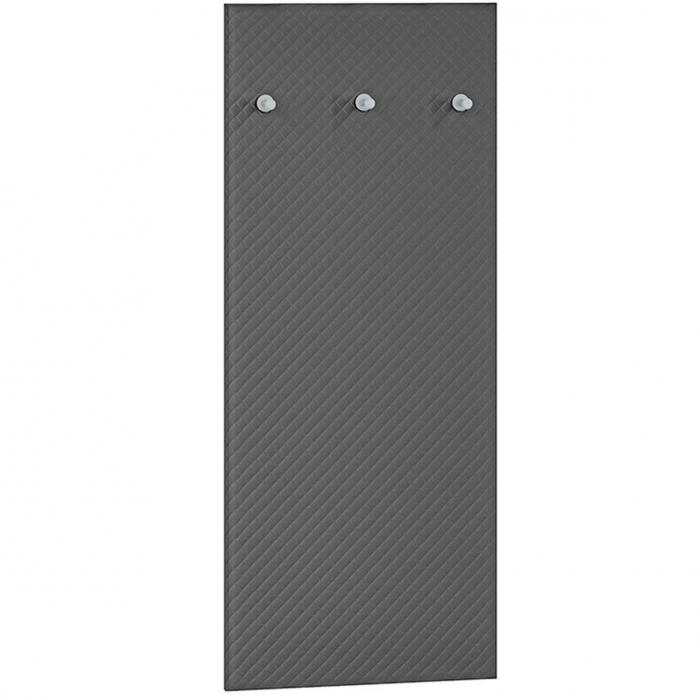 Wieszak tapicerowany 110x45 Massi 06 szary