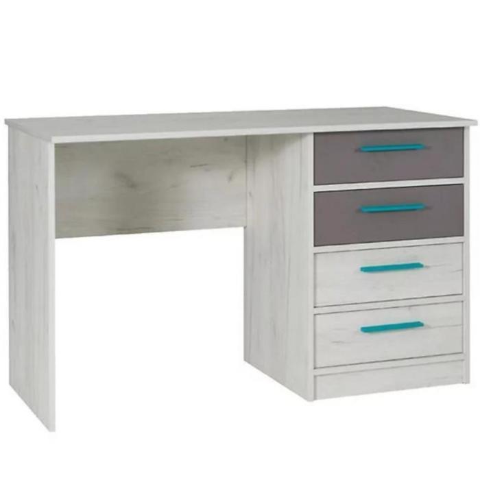 Biurko Rest R06 popiel/dąb biały 120/60
