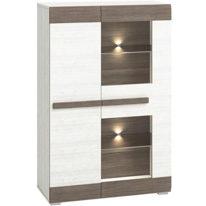 Witryna Blanco 05 92 sosna śnieżna/new grey