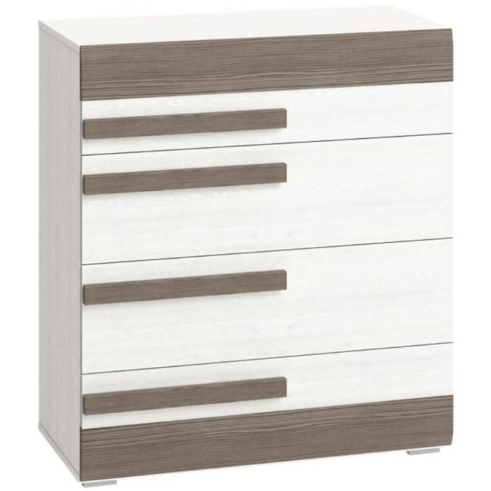 Komoda Blanco 08 86 sosna śnieżna/new grey