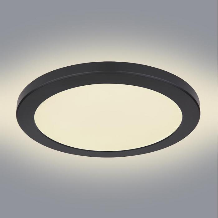 Plafon 12379-24B LED 24W D30 czarny PL1