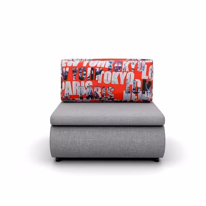 Sofa Kubuś Sawana 21 + Tokio Red