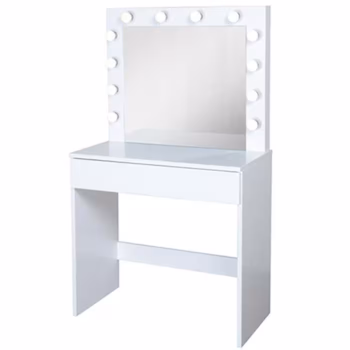 Toaletka Malmo + led biała