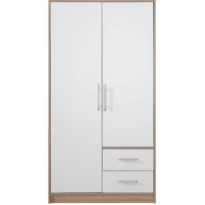 Szafa Smart SR3 100 cm dąb sonoma/biały