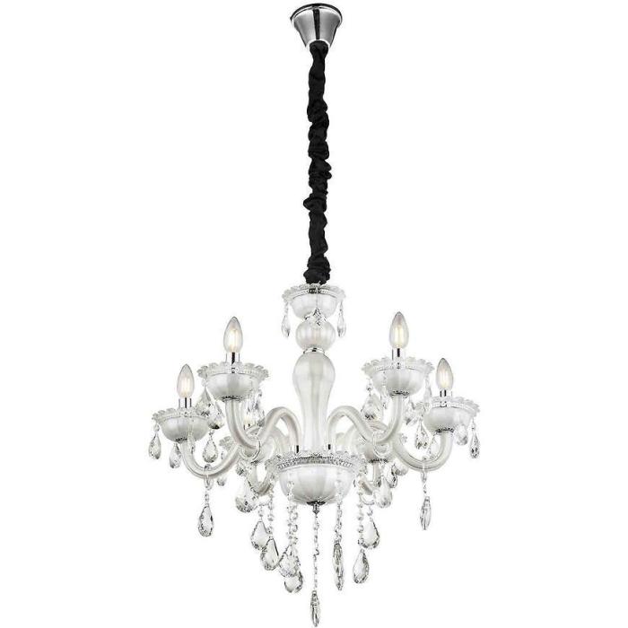Lampa Teejay 64118-6 biała LW6