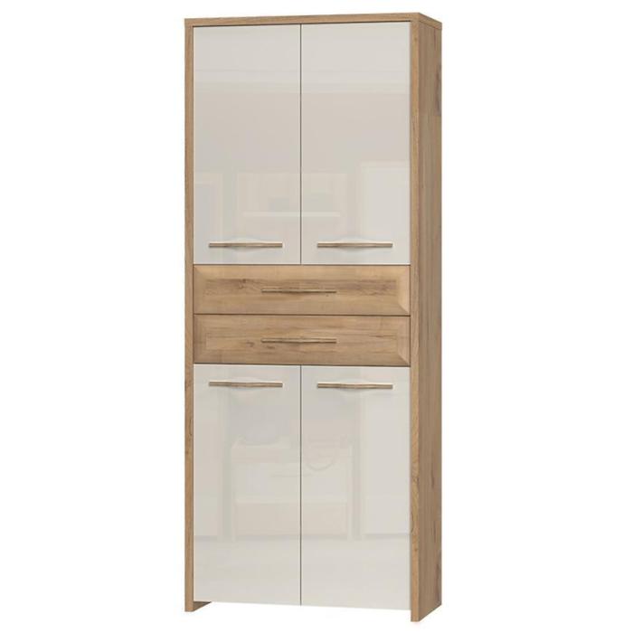 Szafa 4d2s Gala V42 Pacific Walnut/Beige