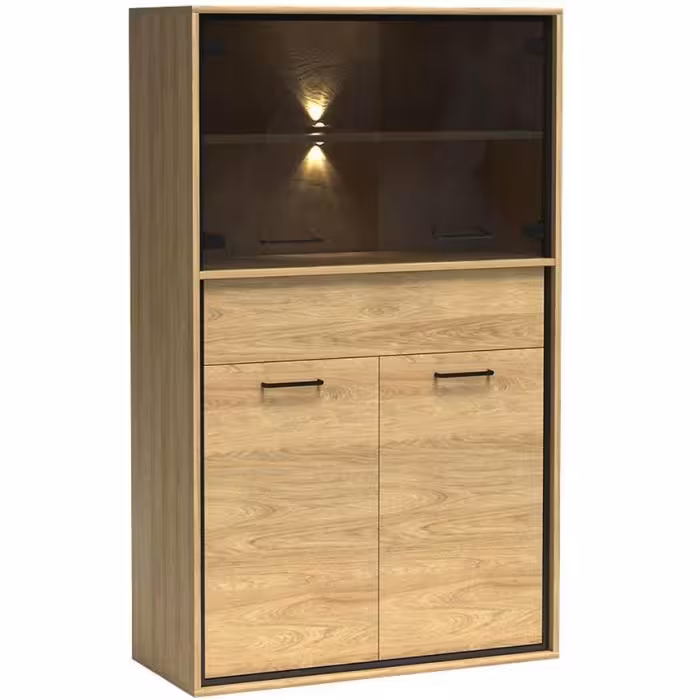 Witryna M5 Mediolan Natural Hikora