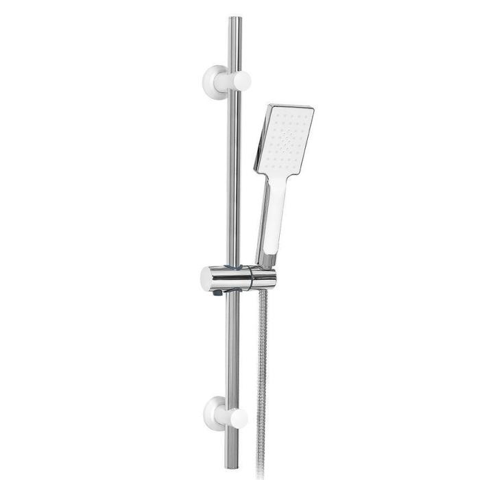 Zestaw natryskowy Dokos AU-19-Z02 biały/chrom 1F