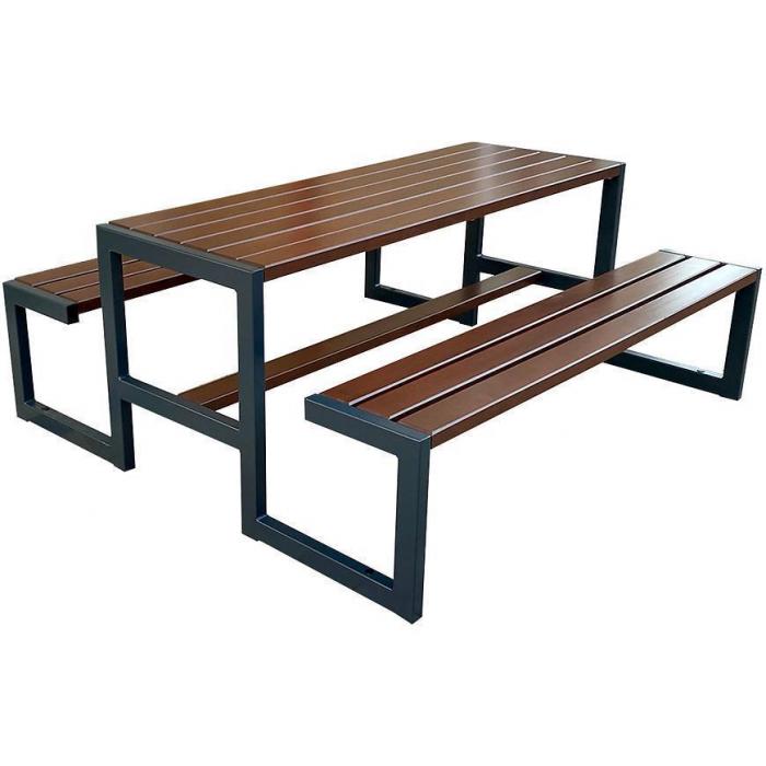 Komplet ogrodowy Picknick Grande palisander