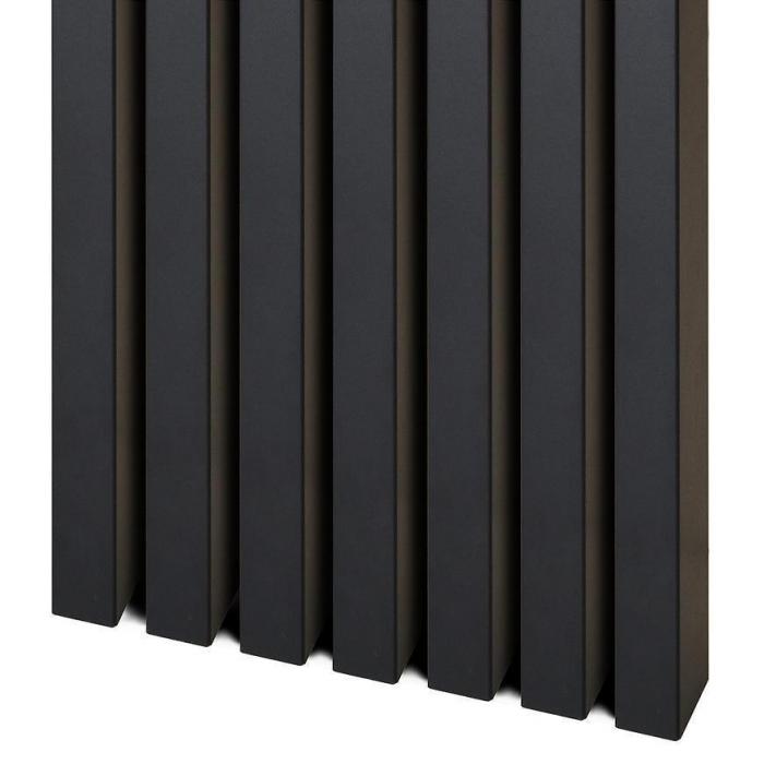 Lamele ścienne 3D czarny mat 30x40x2750mm