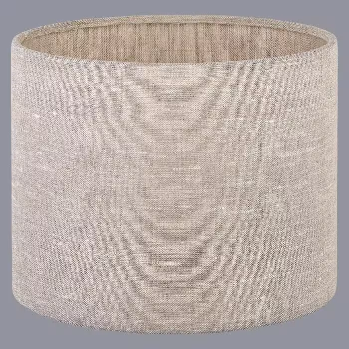Abażur walec 9689 len naturalny D20