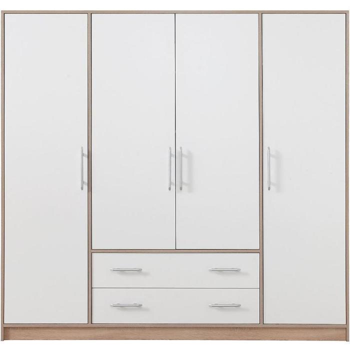Szafa Smart SR1 200 cm dąb sonoma/biały
