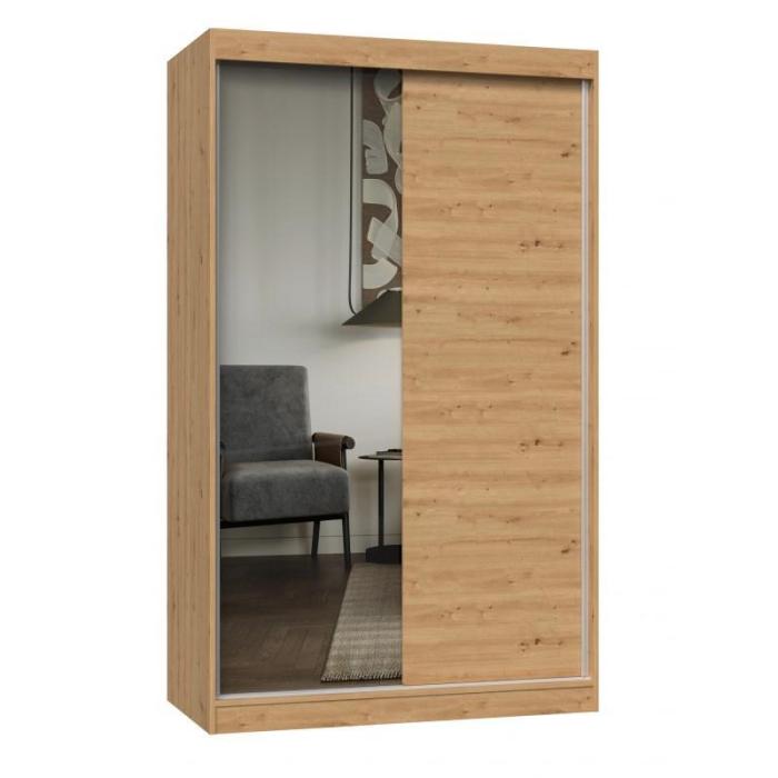 Szafa Sabina 120 z lustrem dąb artisan