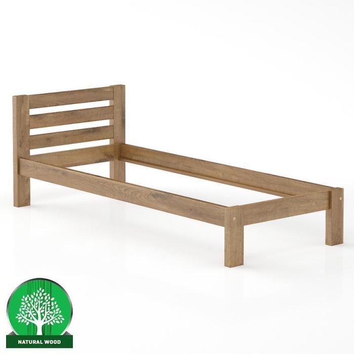 Łóżko Sosna LK127–80x200 dąb