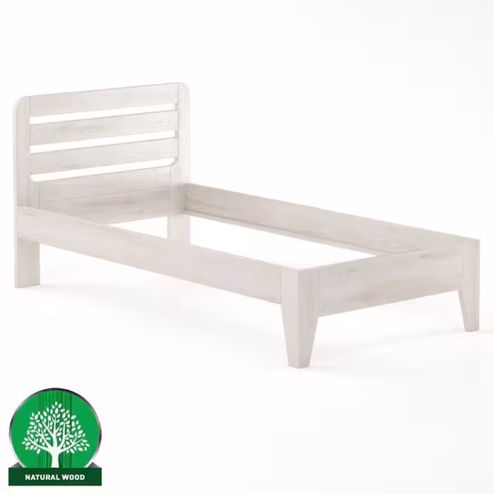 Łóżko Buk LK189–100x200 bielony