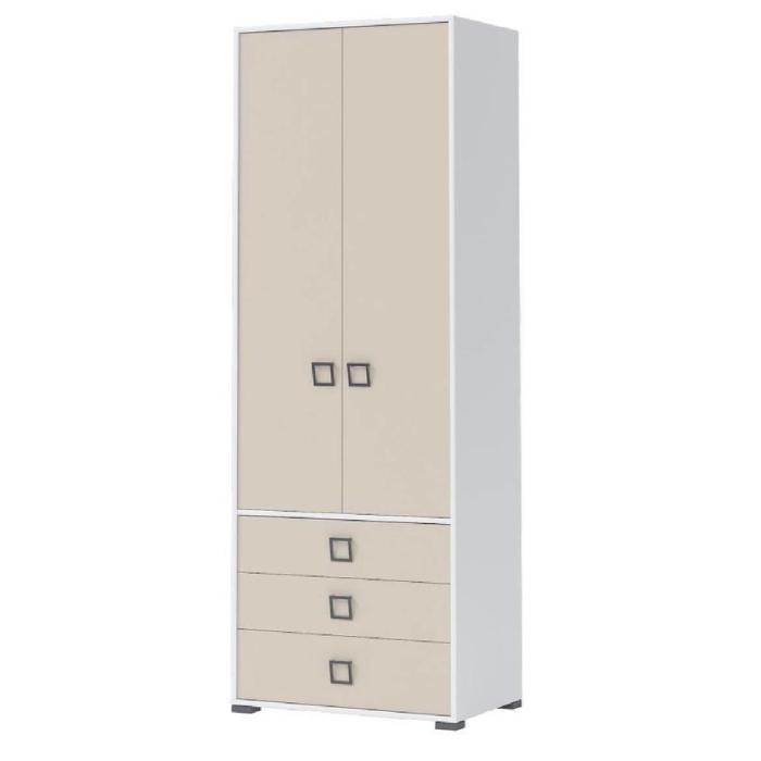 Szafa 2D3S Kiki P23-BE/KI-01 white/sand