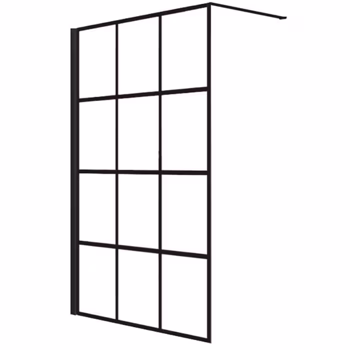 Ścianka Walk-In Metro 100x195 black
