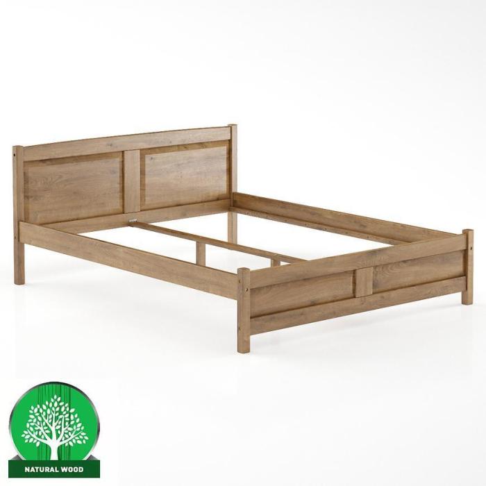 Łóżko Sosna LK104–160x200 dąb