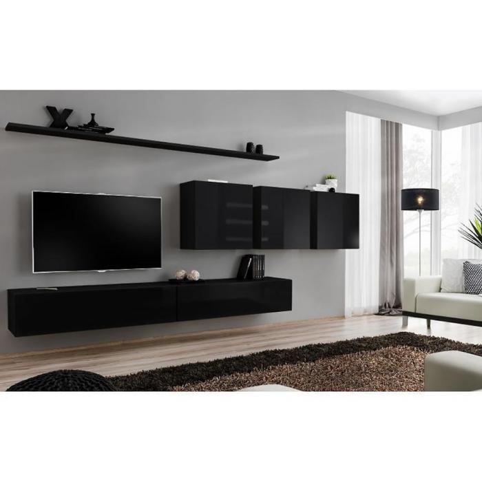 Meblościanka Switch VII Czarny
