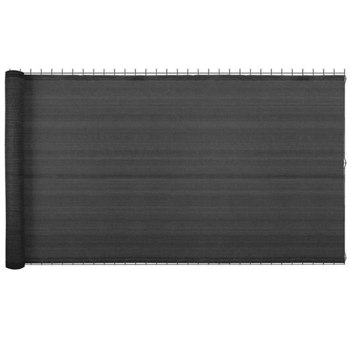Osłona ogrodzeniowa/siatka cieniująca basic 1,5m/10m szara