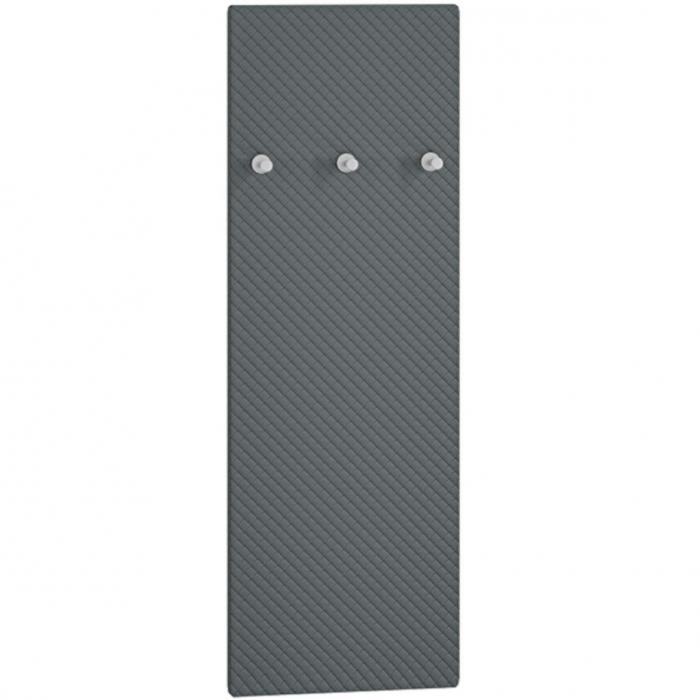Wieszak tapicerowany 102X34 HYGA07 szary