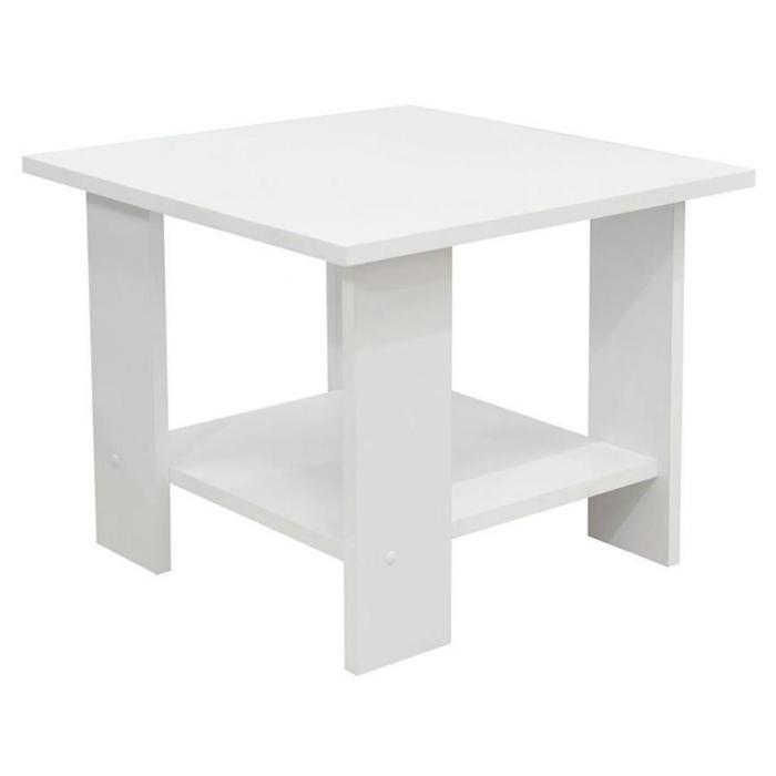 Stolik Kawowy Lena 55x55x44 biały 873420