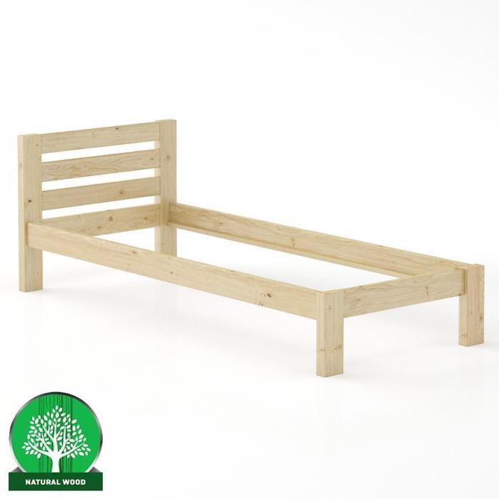 Łóżko Sosna LK127–80x200 surowy