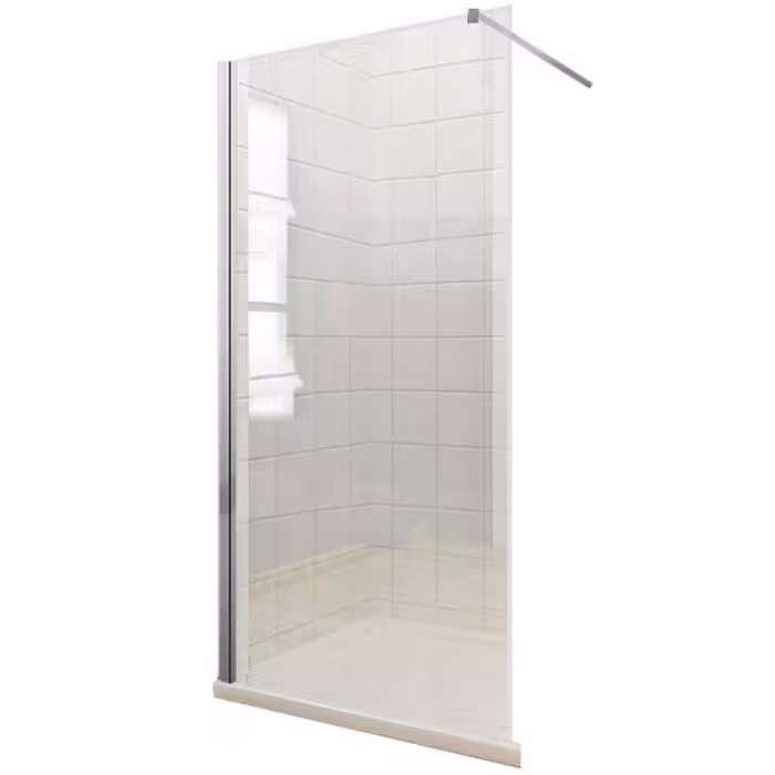 Ścianka WALK-IN Soft 100x195 profil chrom