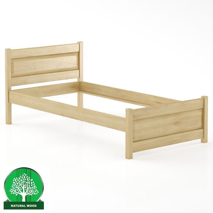 Łóżko Buk LK120–100x200 naturalny