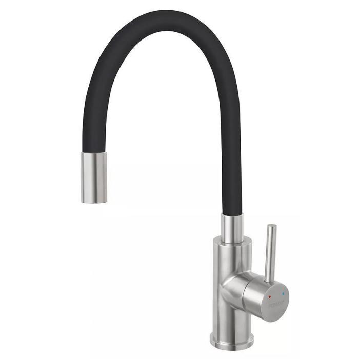 Bateria kuchenna elastyczna Fitness inox czarna