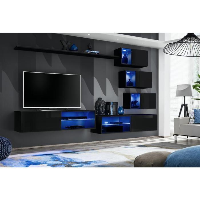 Meblościanka Switch Xxiv Czarny