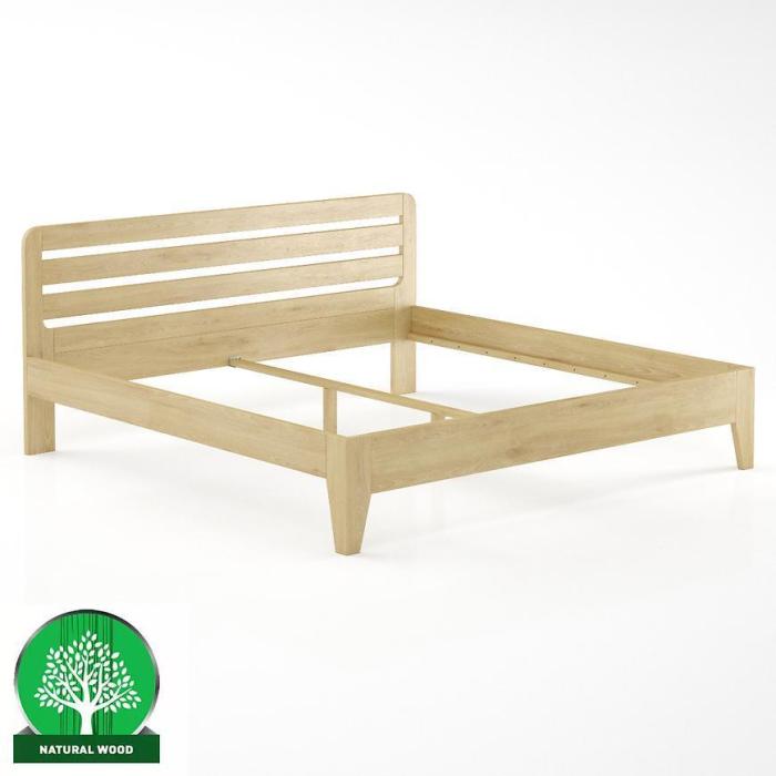 Łóżko Buk LK189–200x200 naturalny