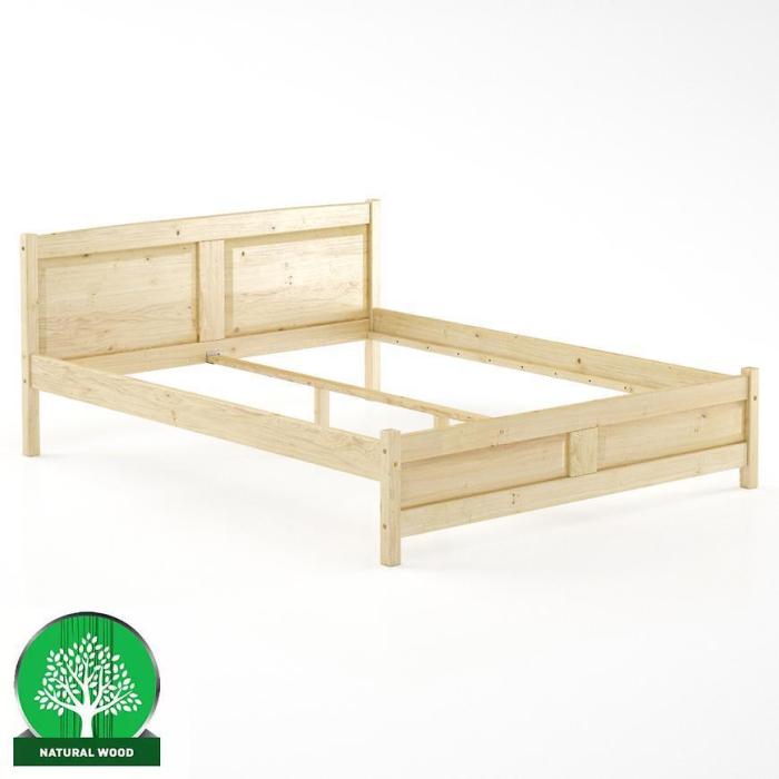 Łóżko Sosna LK104–160x200 surowy