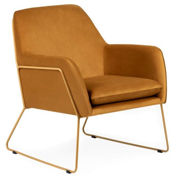 Fotel Milan Bluvel 68/złote