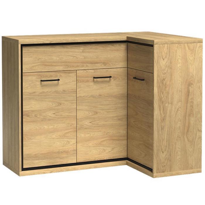 Komoda Narożna M15 Mediolan Natural Hikora