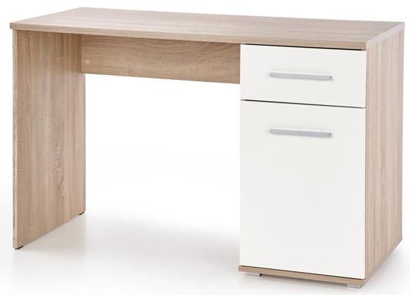 Biurko Mera dąb sonoma/ biały